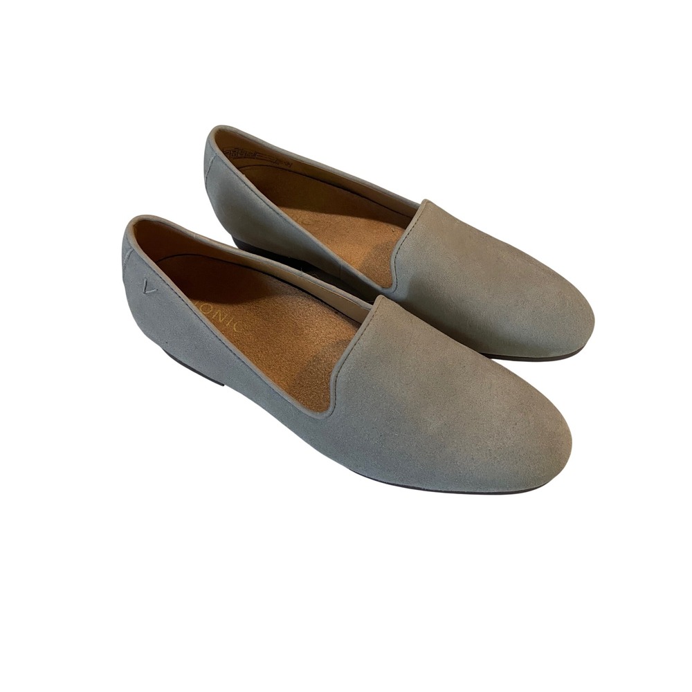 Vionic Willa Taupe Loafer Flats Orthotic Support Womens 7